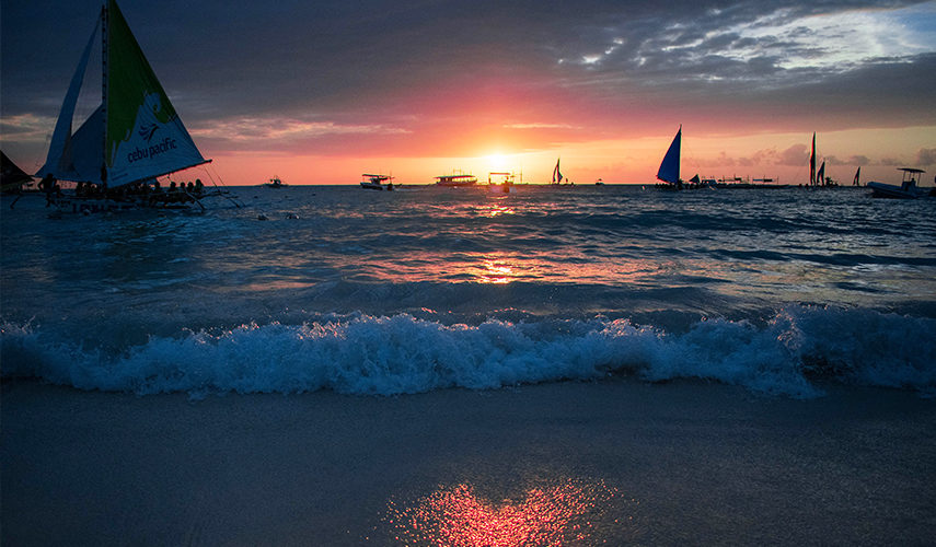Sunset at Boracay, Philippines